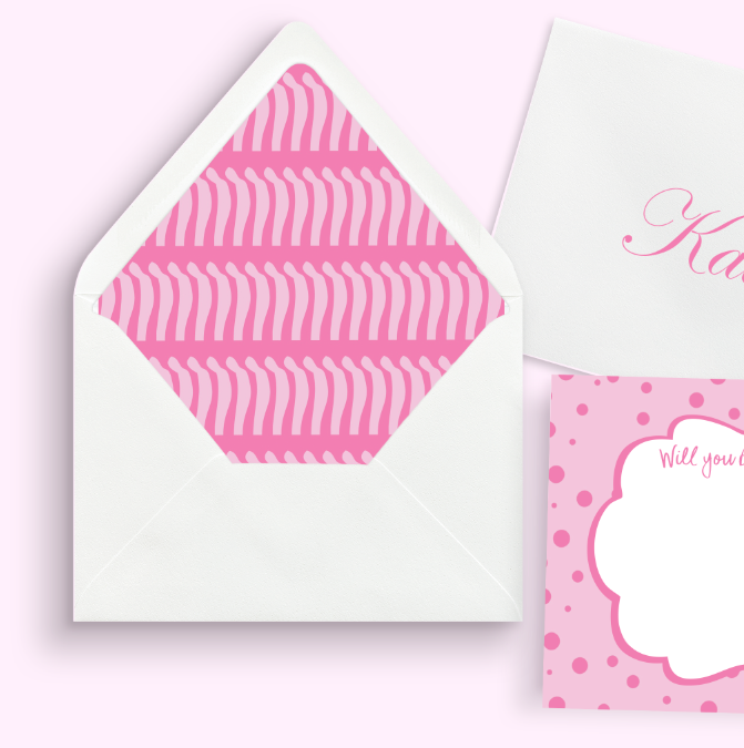 Polka Dots & Party Plots Bridesmaid Proposal Card