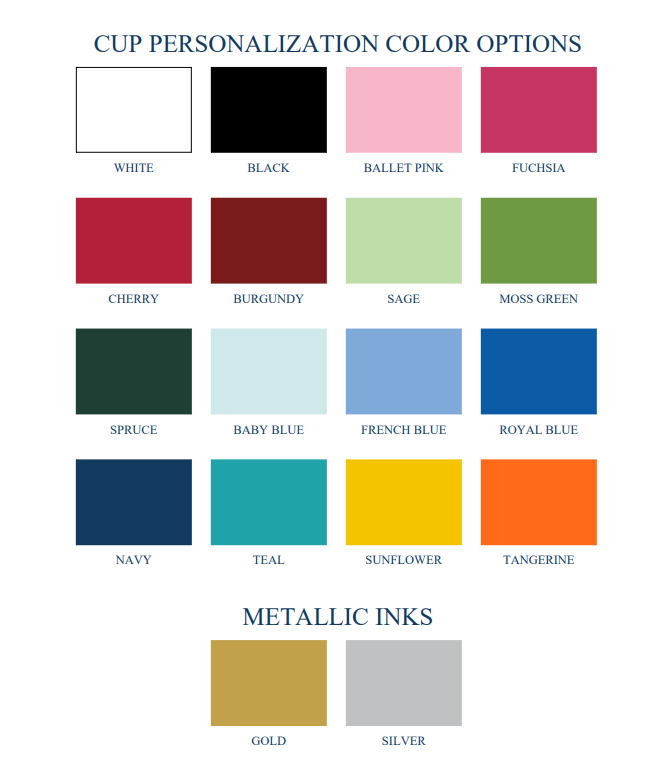 16oz Frosted Cup, One Color