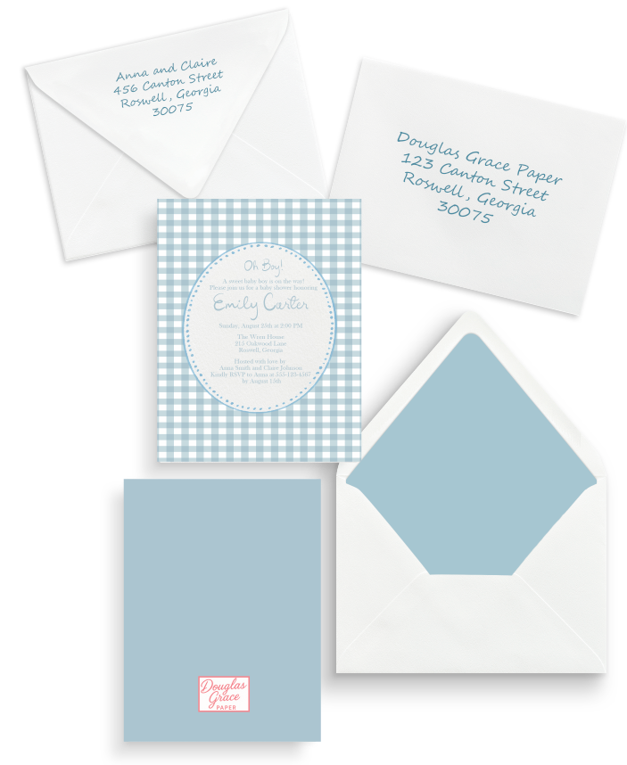The Little Gentleman Baby Shower Invite