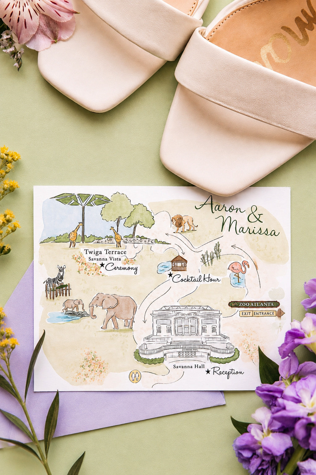 Wedding stationery portfolio photograph