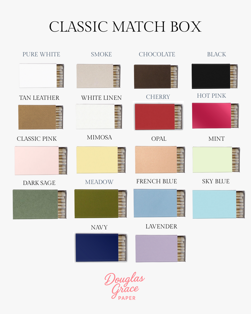 Matchbook Colors