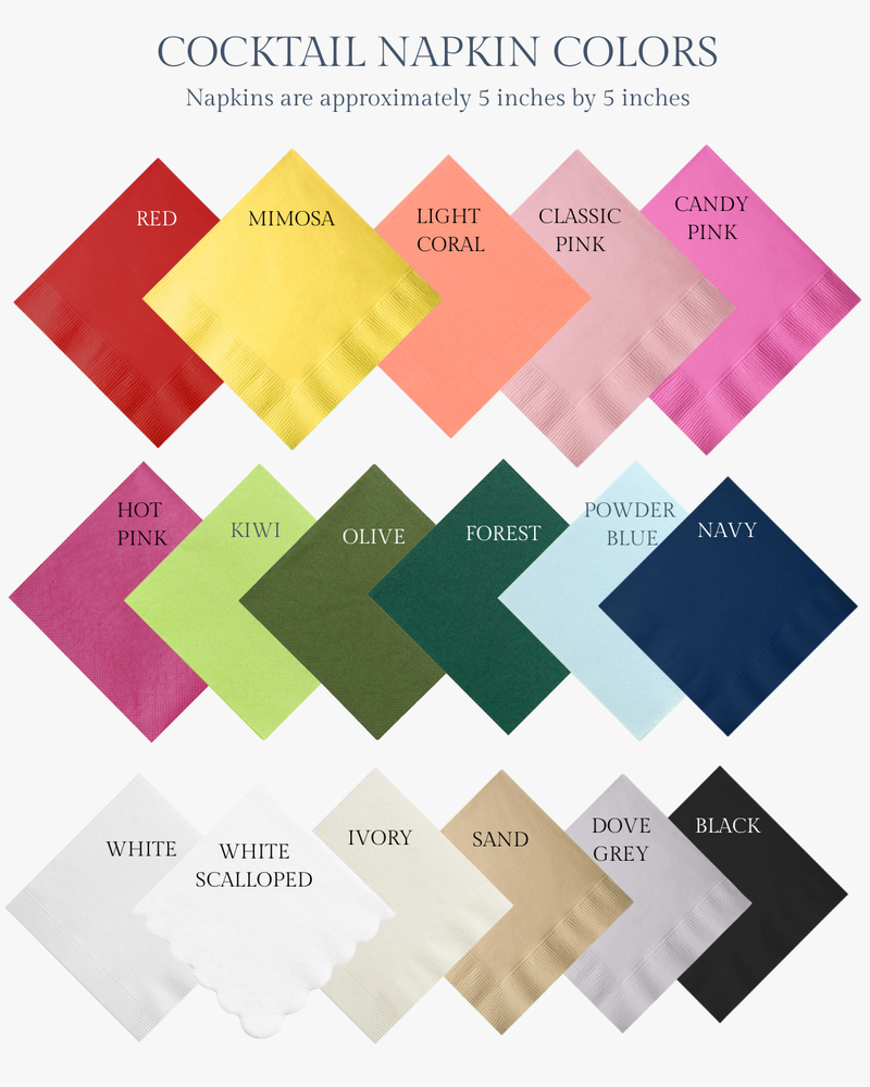 Napkin colors