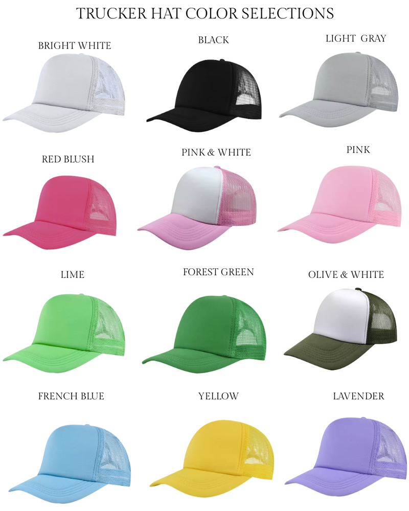 Trucker Hat Colors