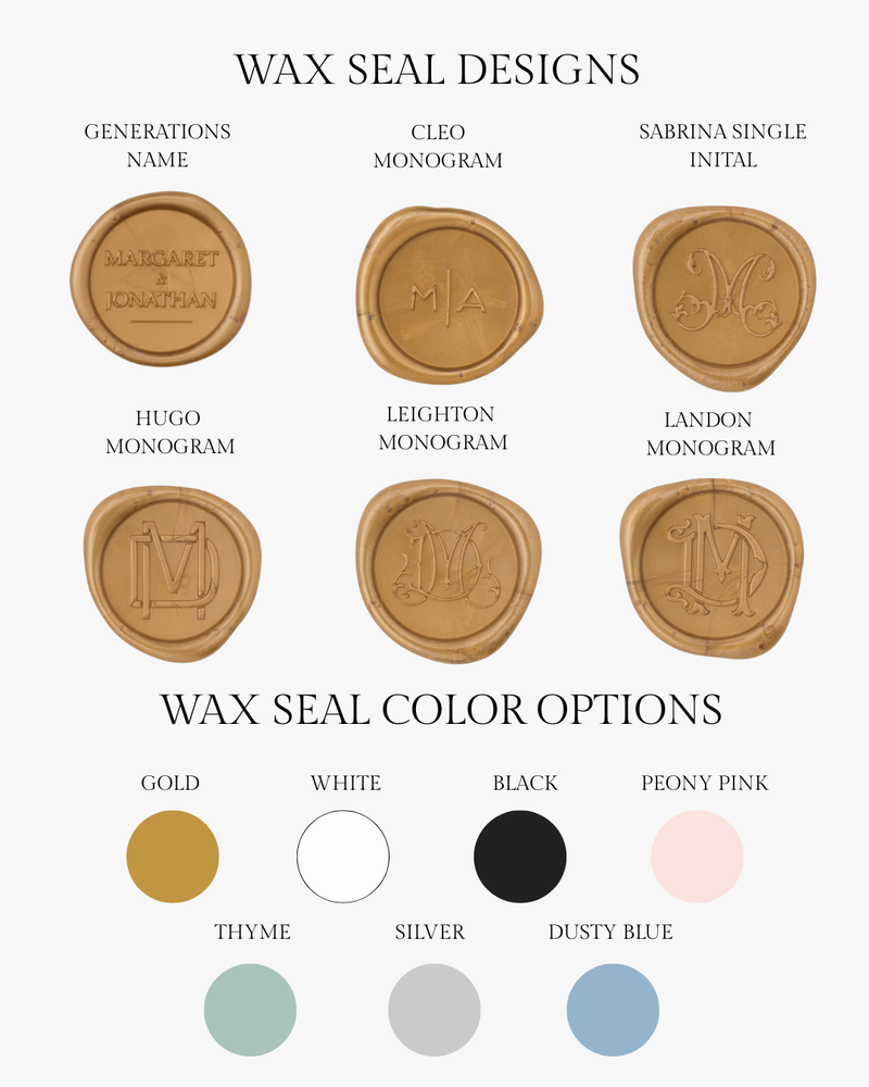 Wax Seal Colors