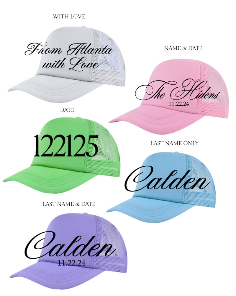Trucker Hat Designs