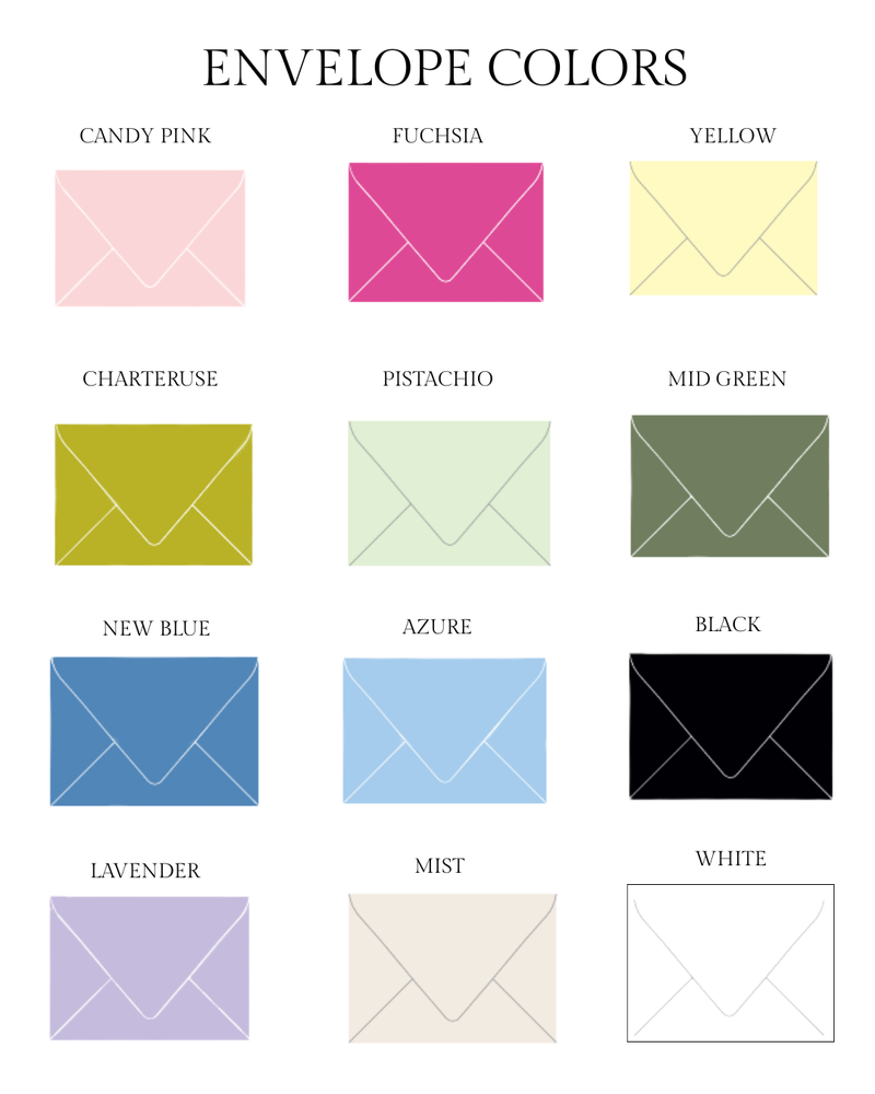 Envelope Colors