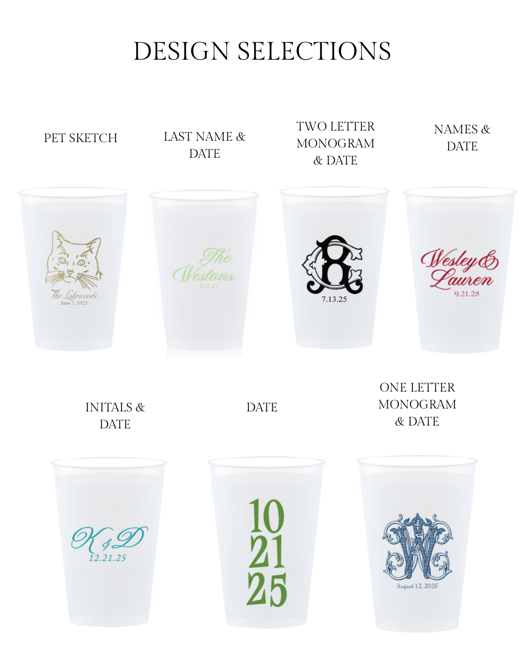 16oz Frosted Cup, One Color