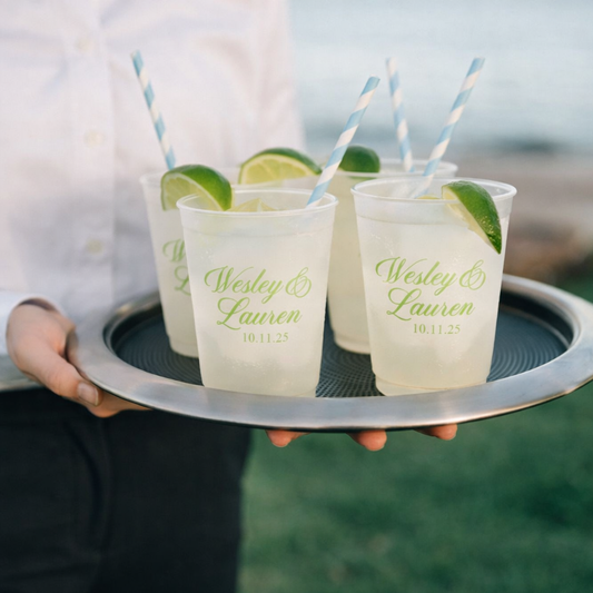 Frosted 12 Ounce Cups, One Color
