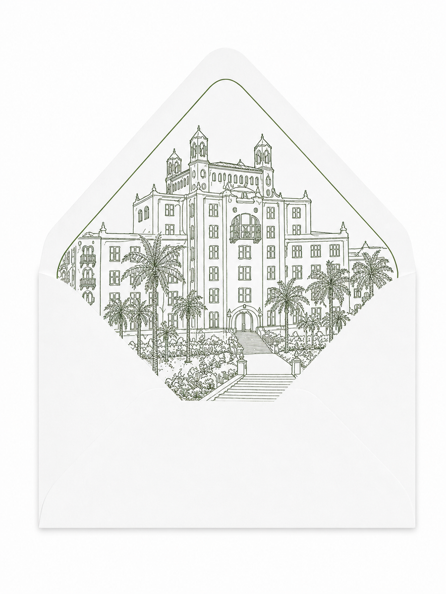 Line Art Venue Illustration