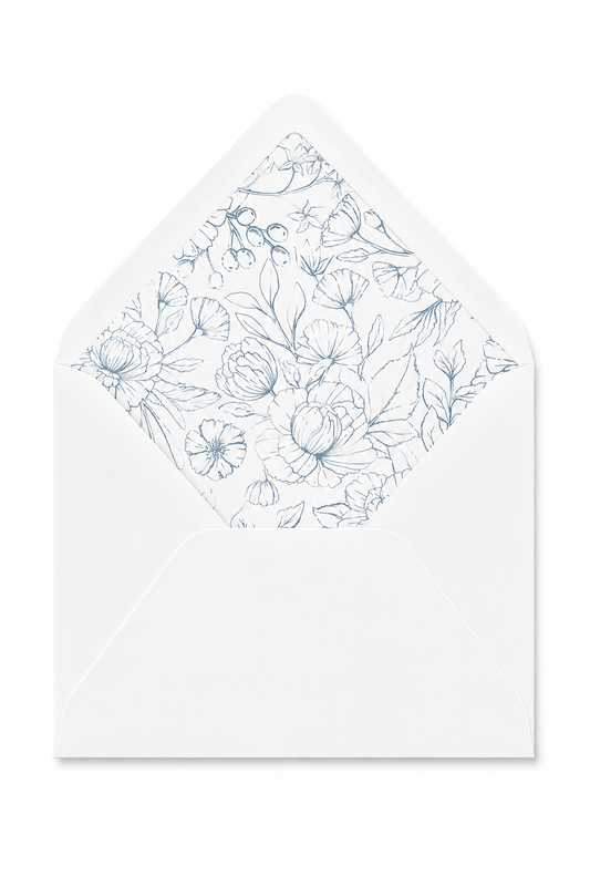 The Botanical Sketch Envelope Liner