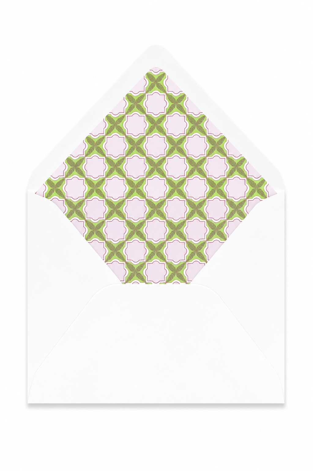 The Pink Parterre Envelope Liner
