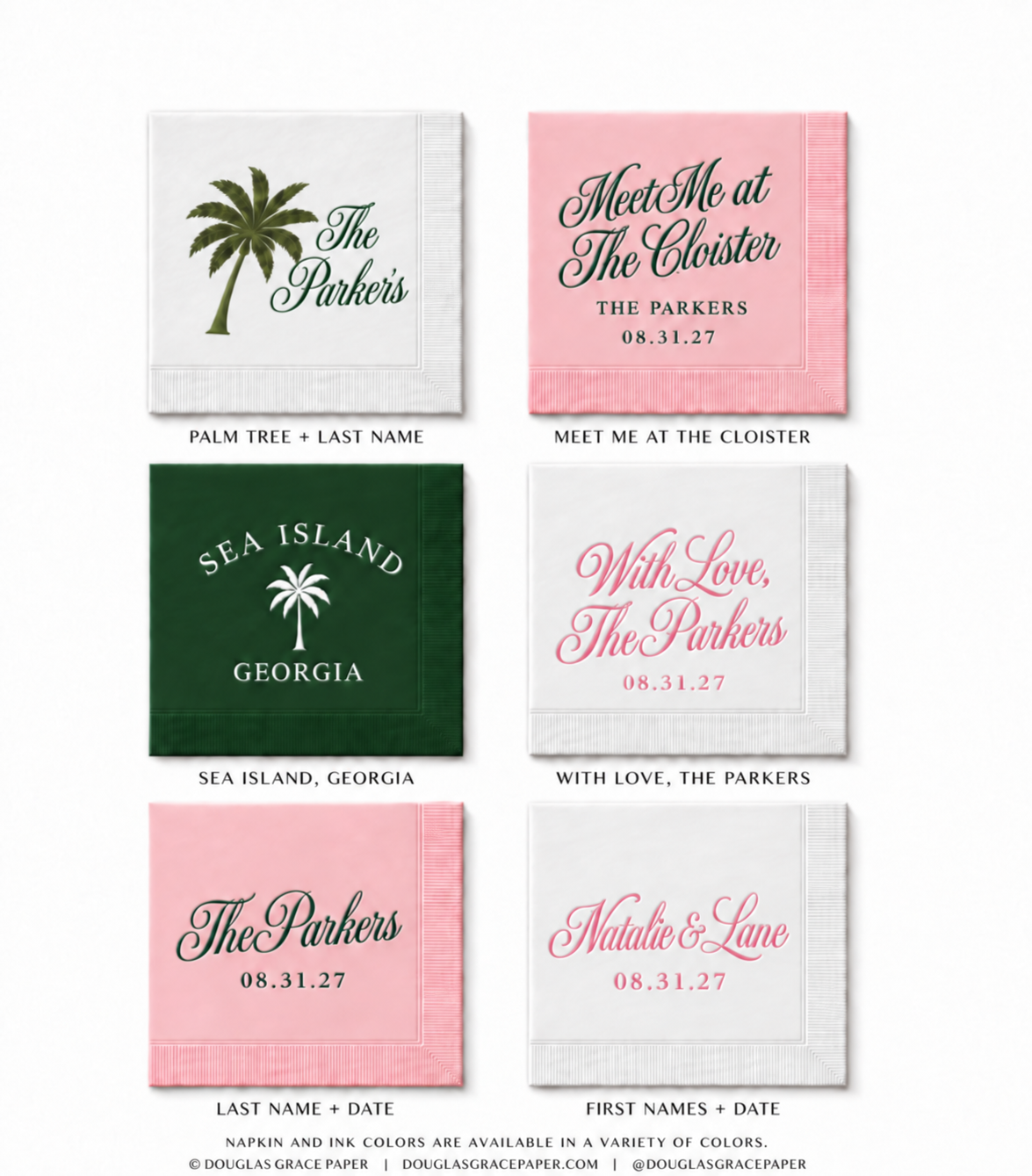 The Cloister Cocktail Napkin