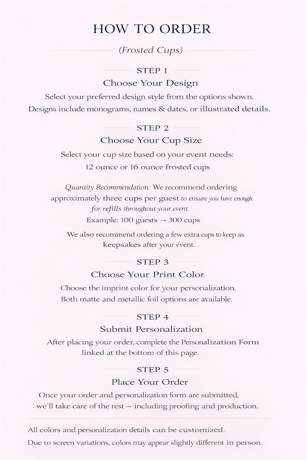 16oz Frosted Cup, One Color