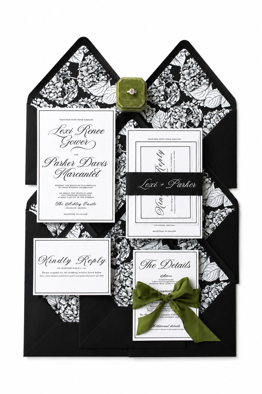 The Black Tie Wedding Suite