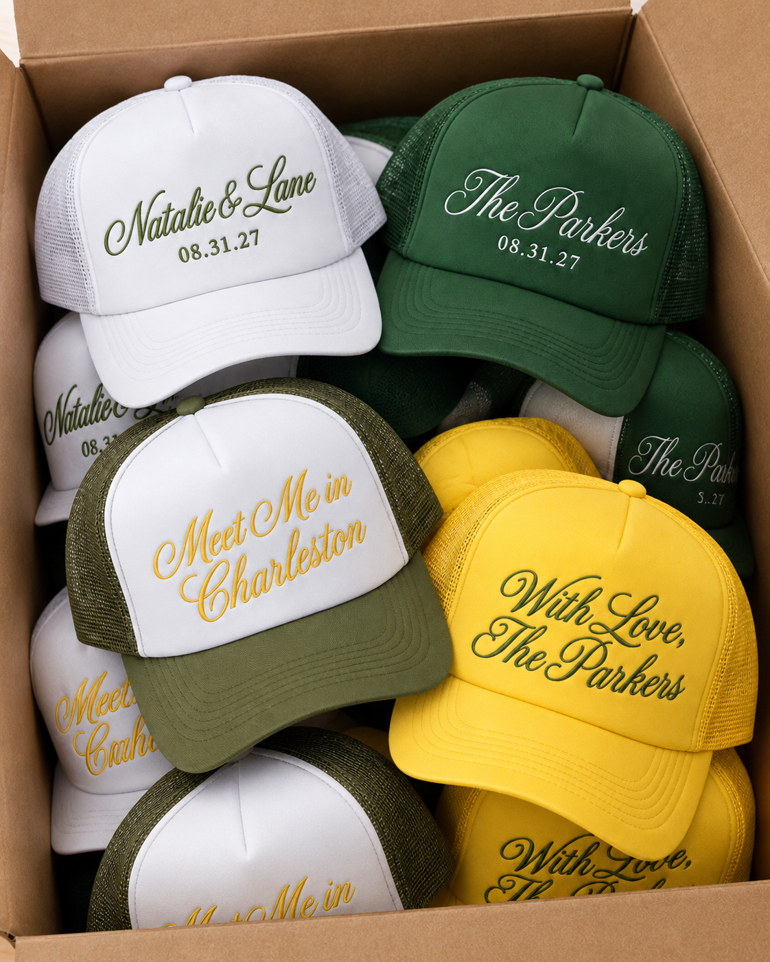 The Willow Embroidered Trucker Hat