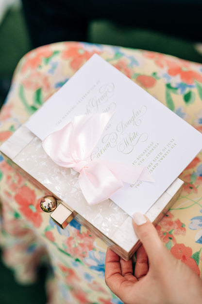 Folded Wedding Programs
