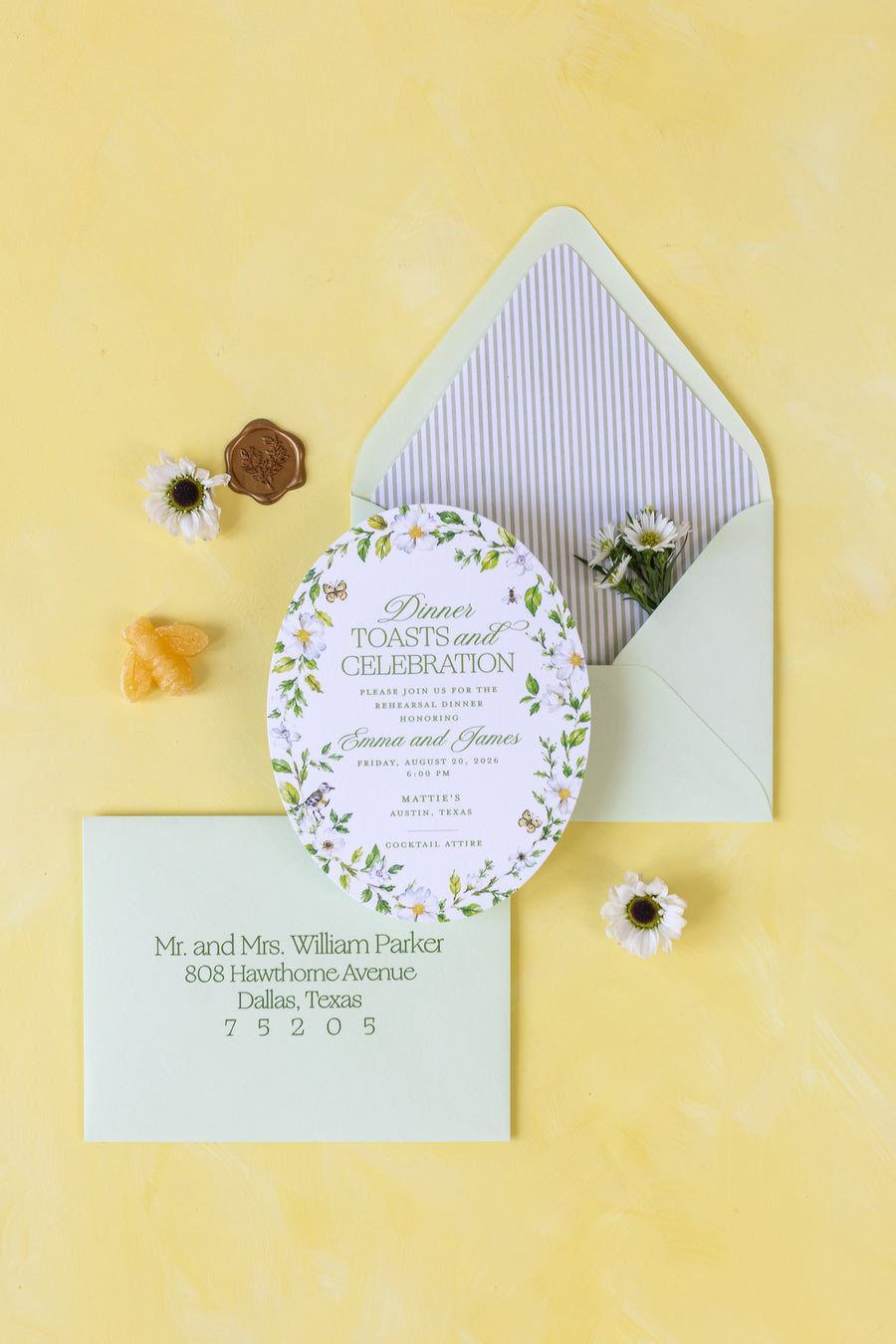 Willow Rehearsal Dinner Invitation