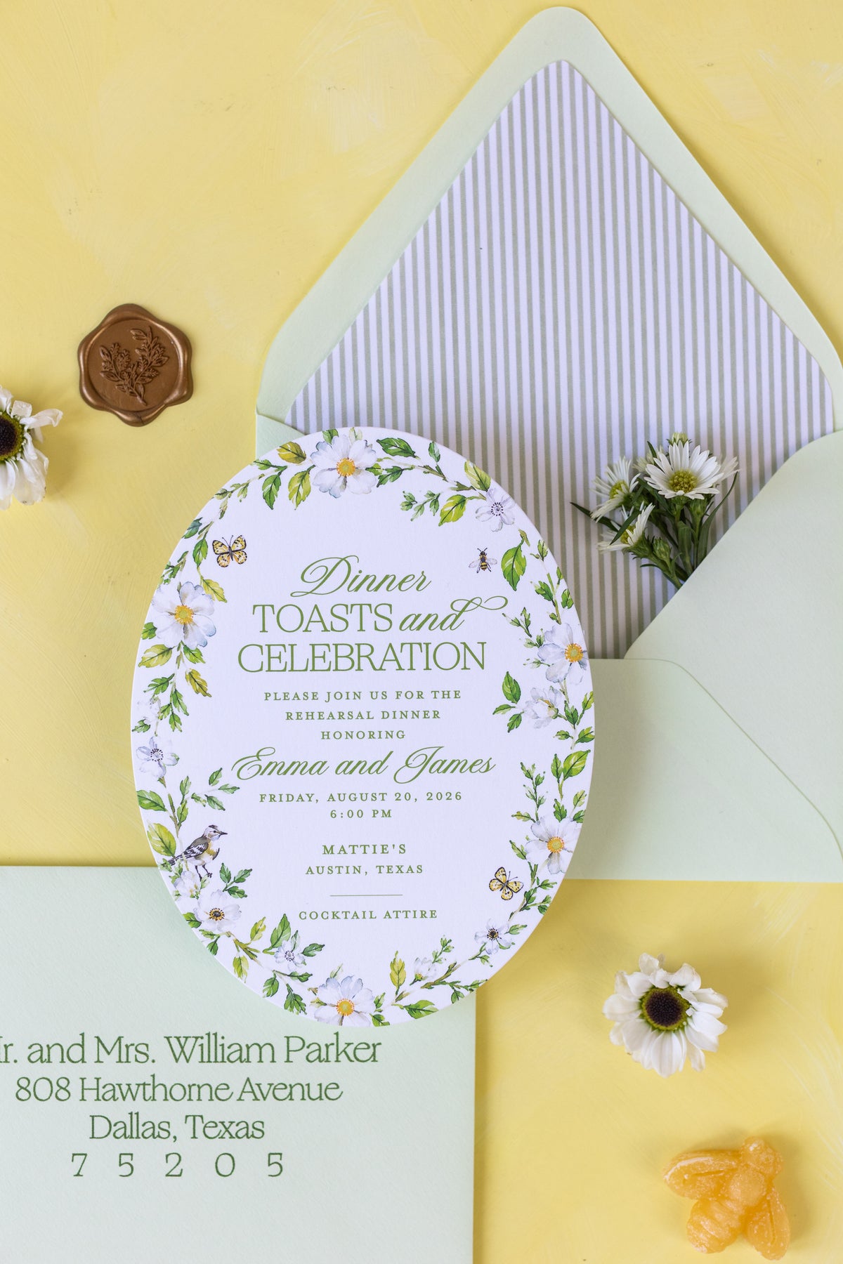 Wedding stationery portfolio photograph
