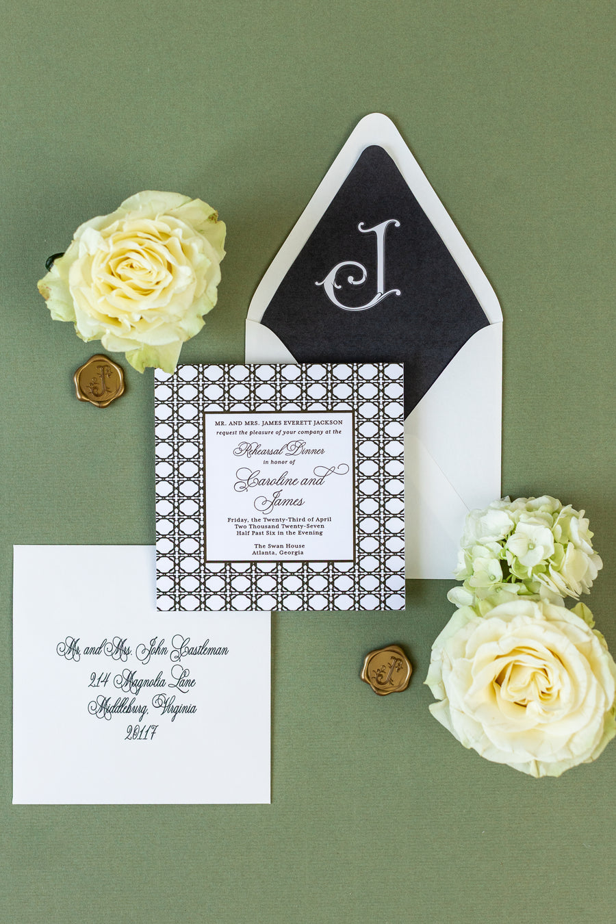 Hawthorne Rehearsal Dinner Invitation