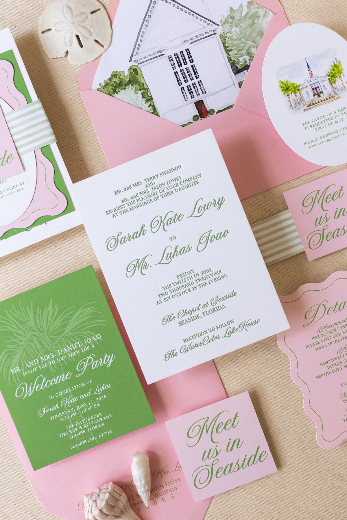 Wedding stationery portfolio photograph