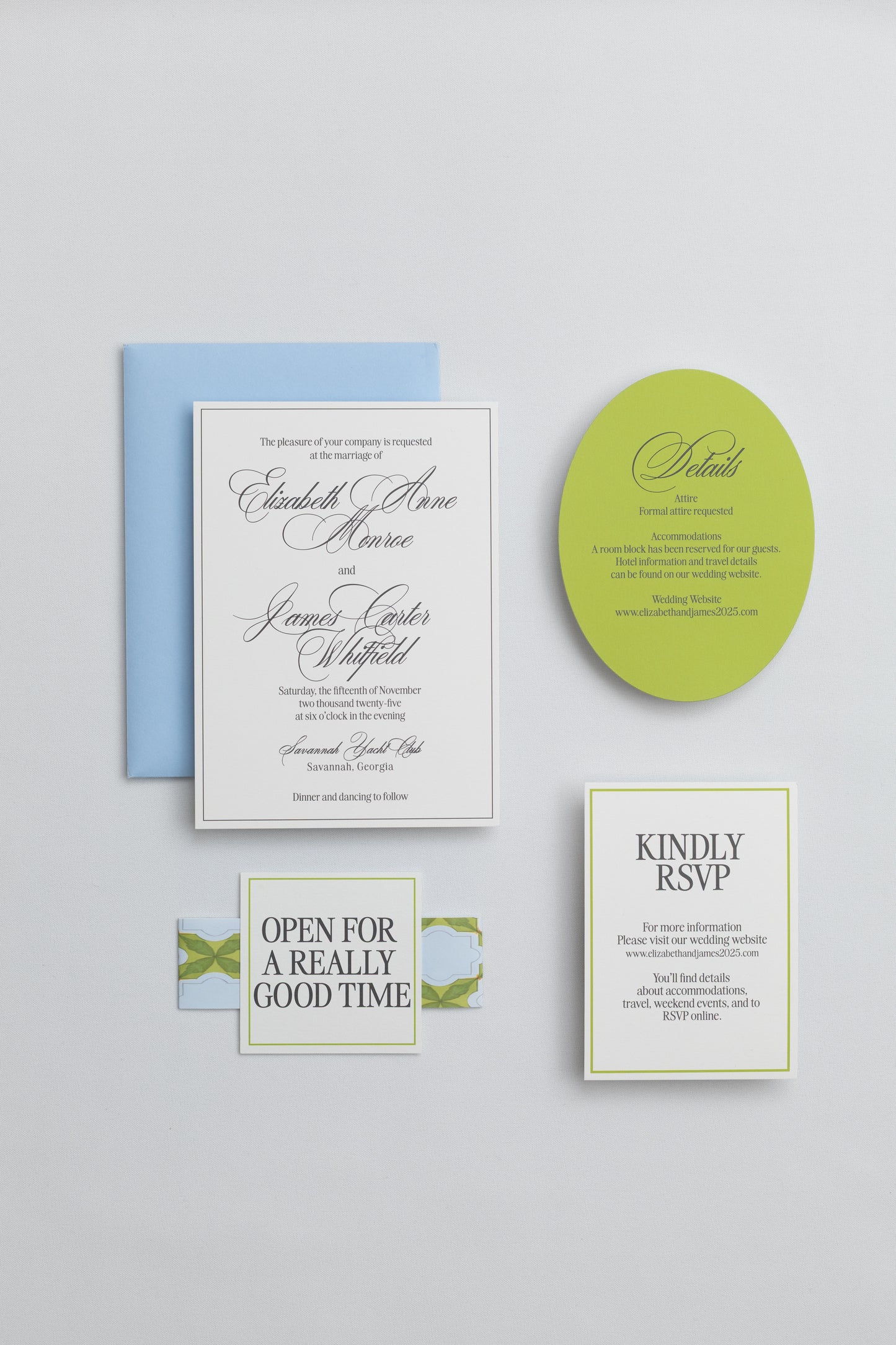 The Really Good Time Wedding Suite: Blue