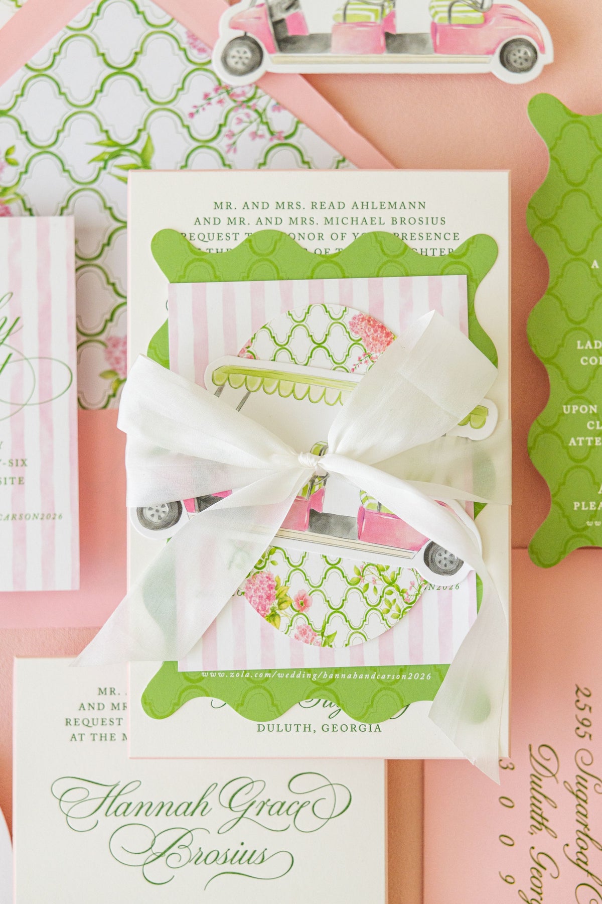 Wedding stationery portfolio photograph