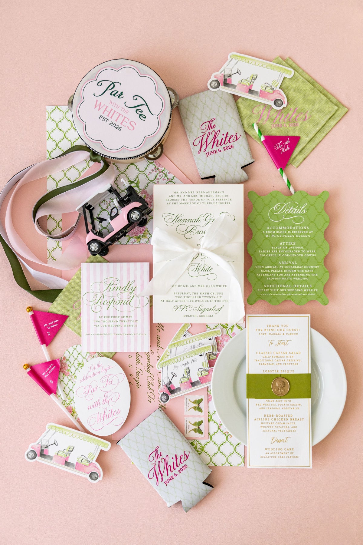 Wedding stationery portfolio photograph