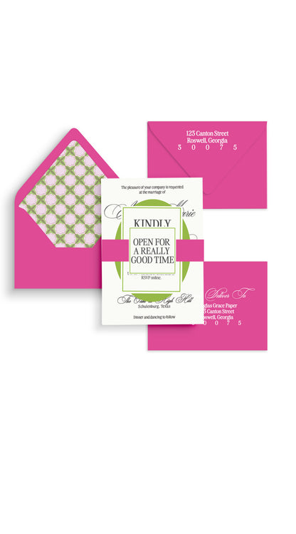 The Really Good Time Wedding Suite: Pink