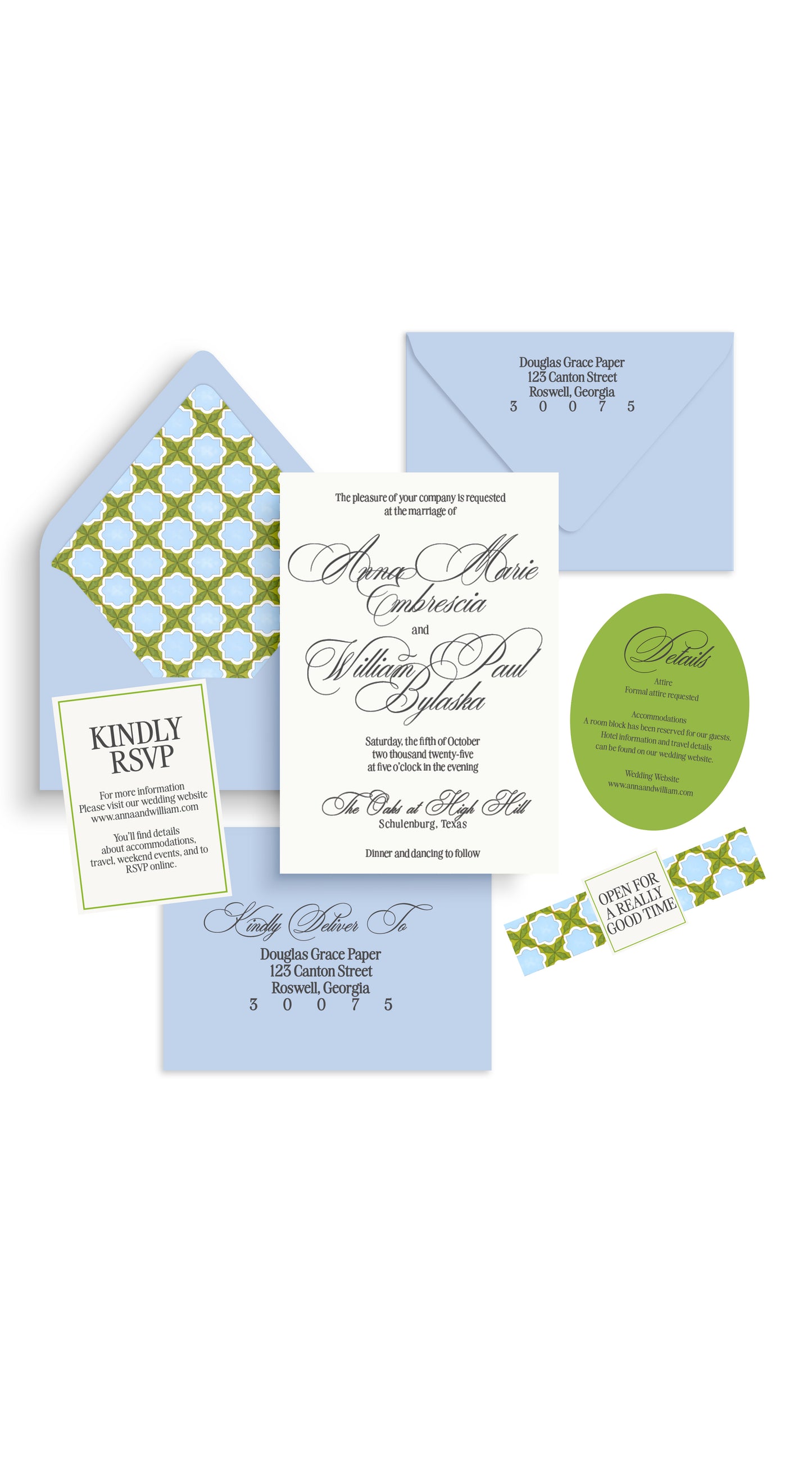 The Really Good Time Wedding Suite: Blue