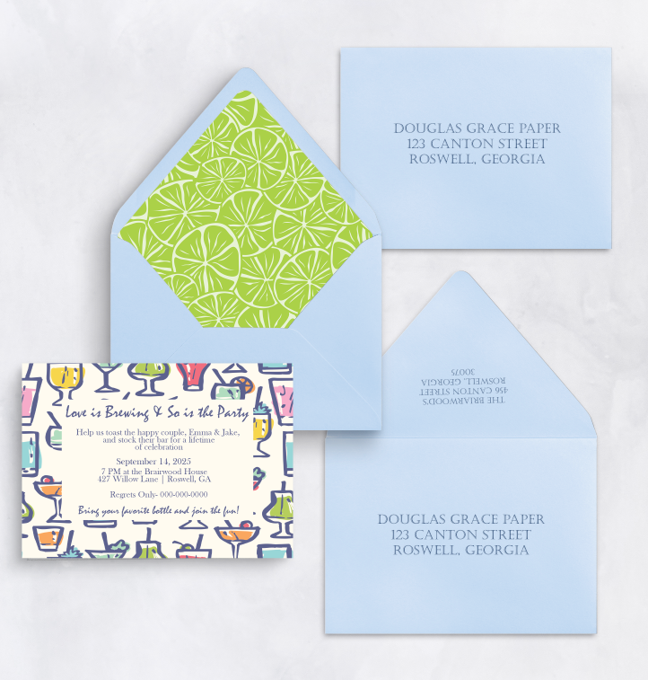 Love is Brewing- Stock the Bar Invitation